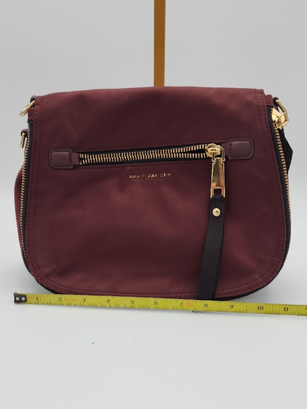 Marc Jacobs Wine Nylon Crossbody with Gold Hardware - Picture 14 of 16